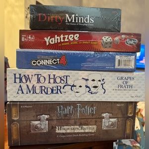 Board games-NIB-lot of 5